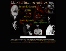Tablet Screenshot of marxists.org